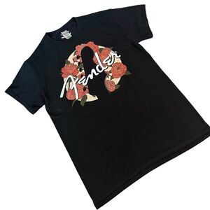 Fender Black Tee with Red Accents Unisex